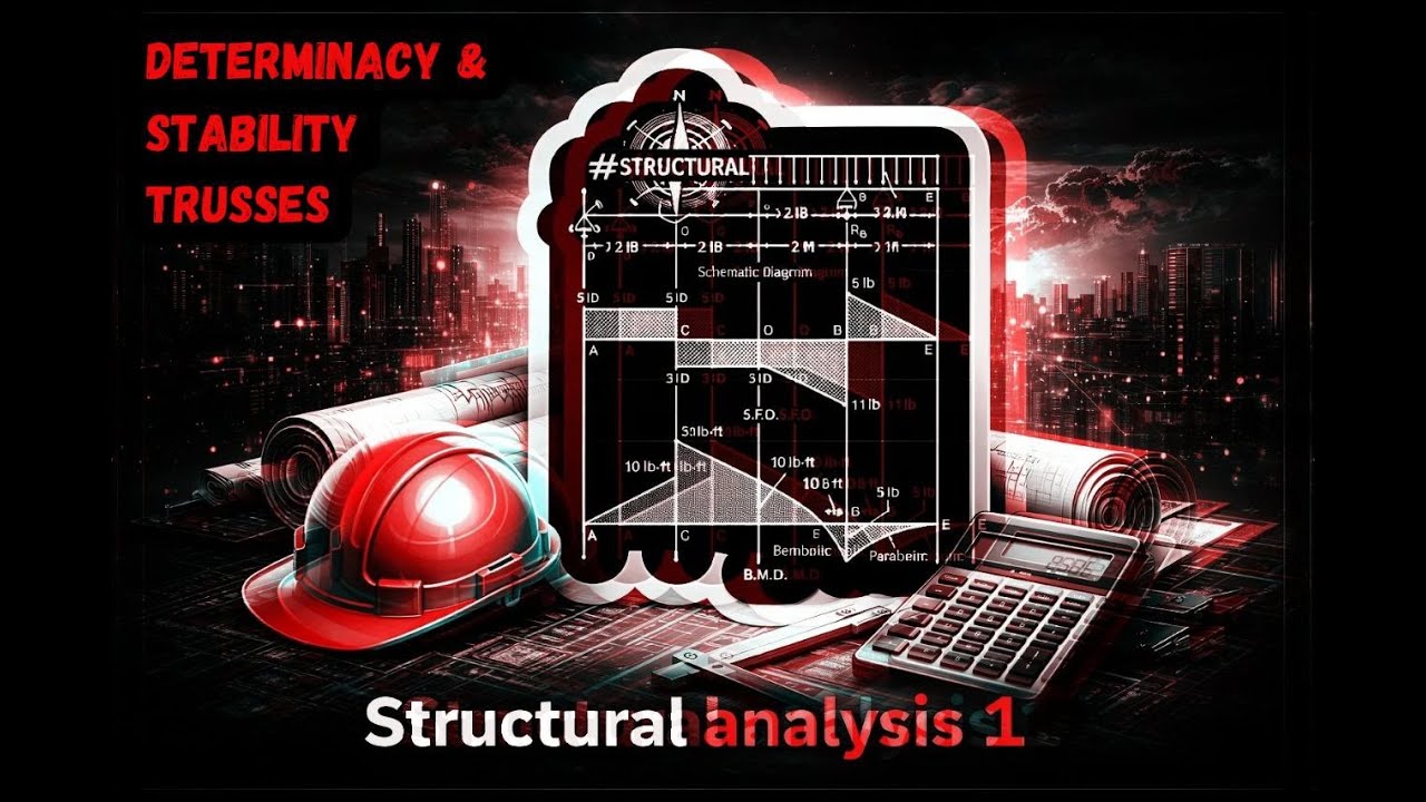 Structural Analysis1 - Determinacy & Stability of Trusses|| تحليل اٍنشائي1