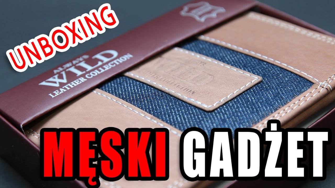 Męski GADŻET! Unboxing! Stylowy skórzany PORTFEL!DLA NIEGO!