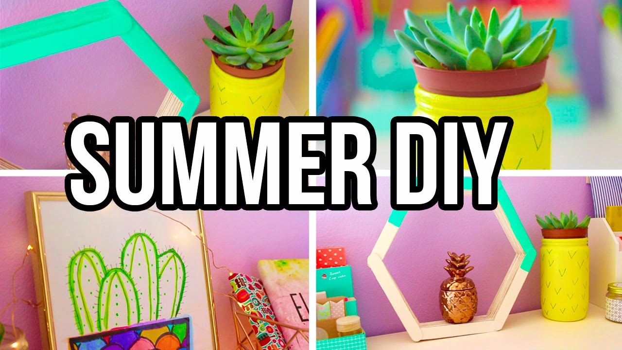 Letné DIY dekorácie!