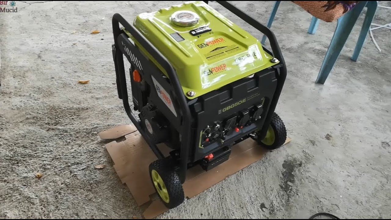 Genpower GBG50İE Jeneratör kutu açılımı ve kurulumu