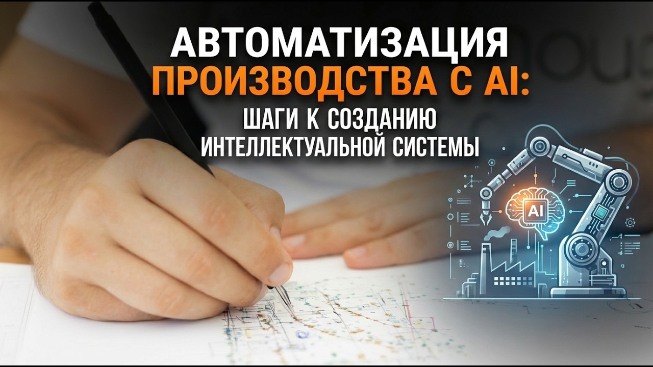 Автоматизация производства с помощью AI  шаги к созданию интеллектуальной системы
