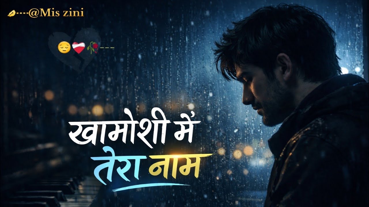 Khamoshi Me Tera Naam | Hindi Emotional Song | @Mis zini Sad Song | New broken heart hindi gana