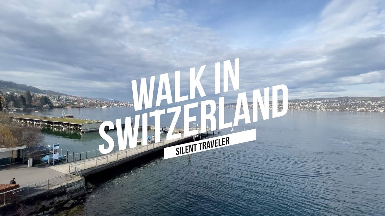 🇨🇭Walk in Switzerland🇨🇭HORGEN Lake Side Town In Zurich 😍