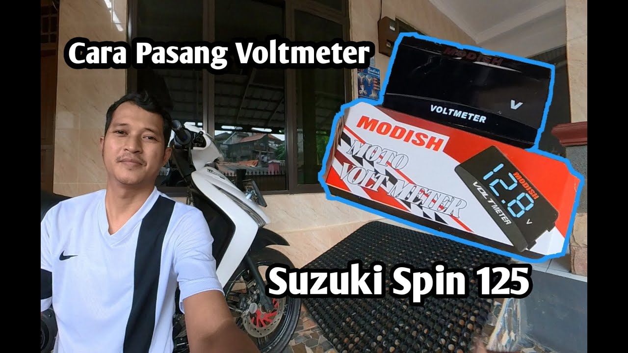 CARA PASANG VOLTMETER PADA SUZUKI SPIN 125 #infootomotif #suzuki