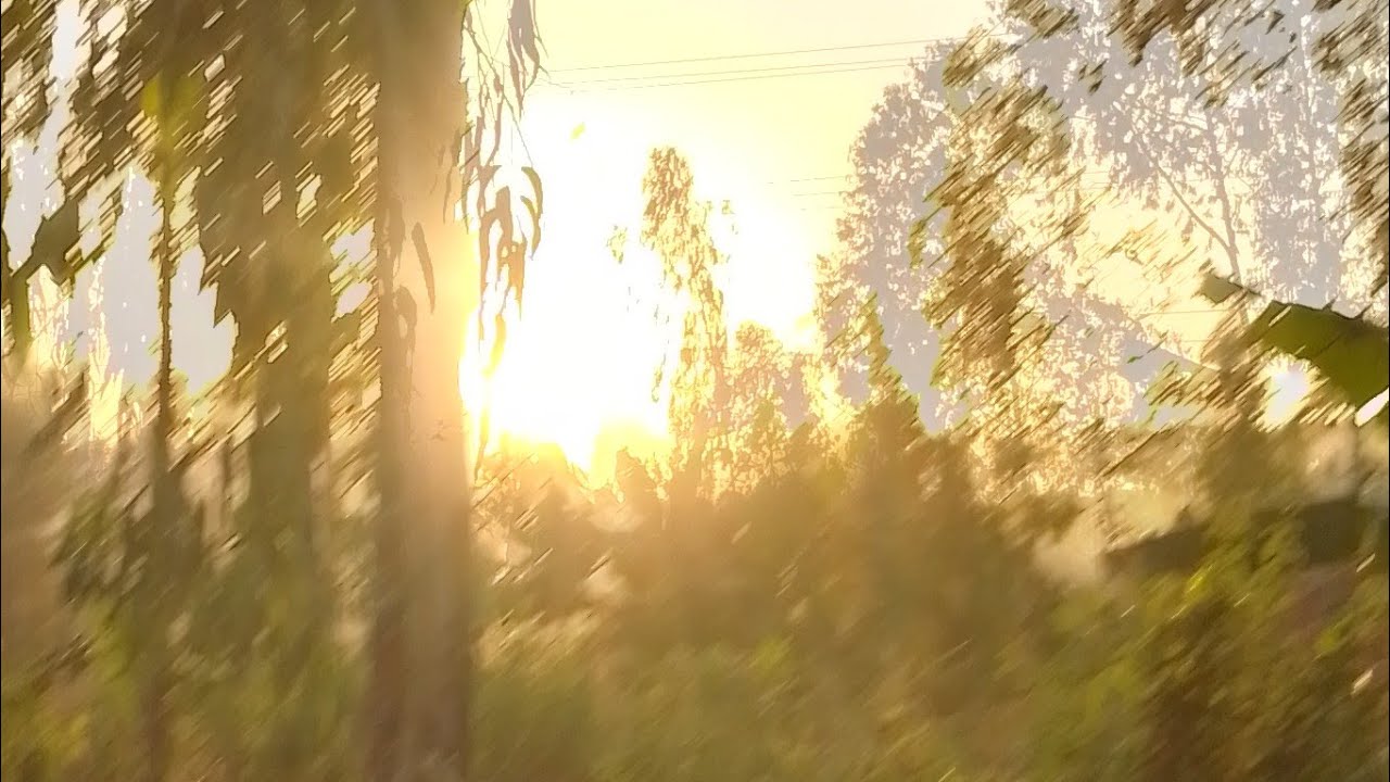 watch sunset in the village with me guys...✌️♥️🙏