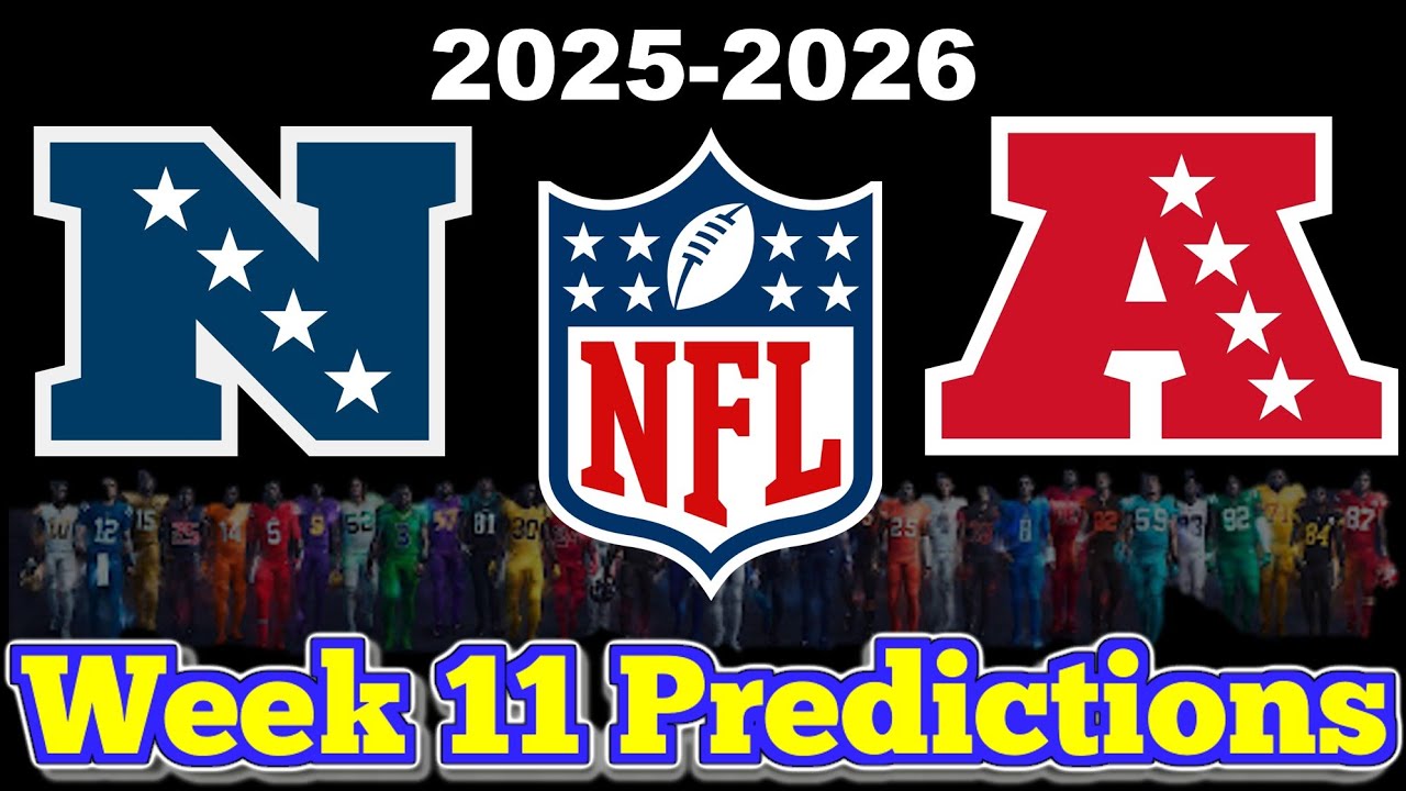 NFL Week 11 Game Predictions 2025! Predicting Every Matchup