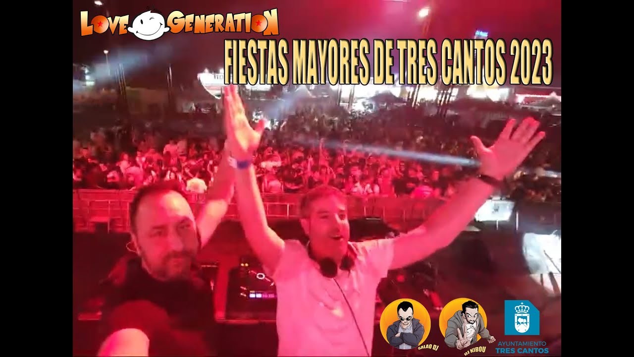 Dj Kibou B2B  Dj Salao Fiestas Mayores  de Tres Cantos 2023  Escenario Joven. PEAK TIME