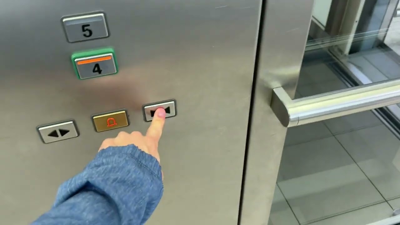 Awesome Schindler 2600 MRL Traction Glass Elevators at LHR Heathrow Airport in London, England
