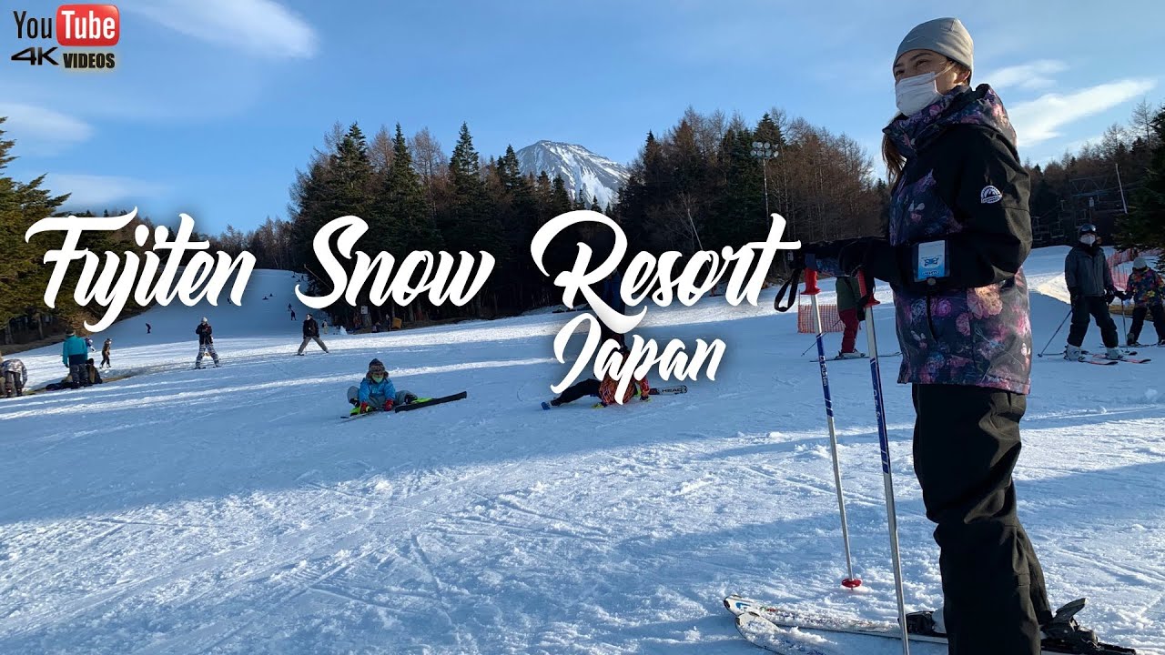 FUJITEN SNOW RESORT | MT. FUJI SKI RESORT | NIGHT TIME SKI RESORT | BEAUTIFUL SKI RESORT IN JAPAN