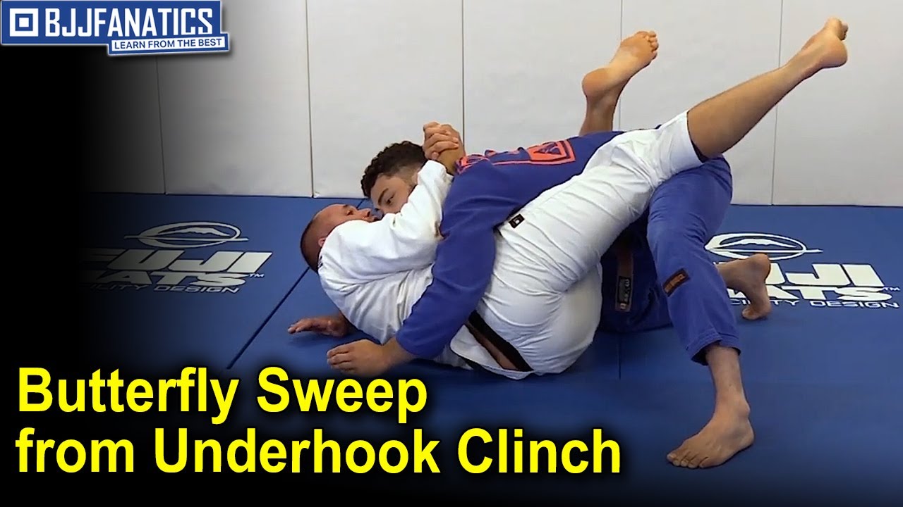 Butterfly Sweep from Underhook Clinch Part 1 by Paul Schreiner