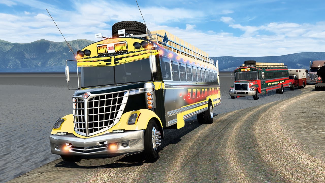 La Ruta Mas Extrema En Autobús De Guatemala (chicken bus )