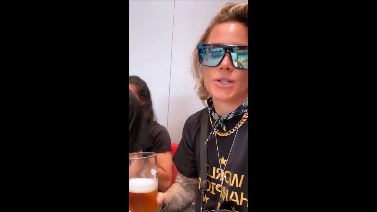 USWNT boarding their charter plane from Lyon, France to NYC
