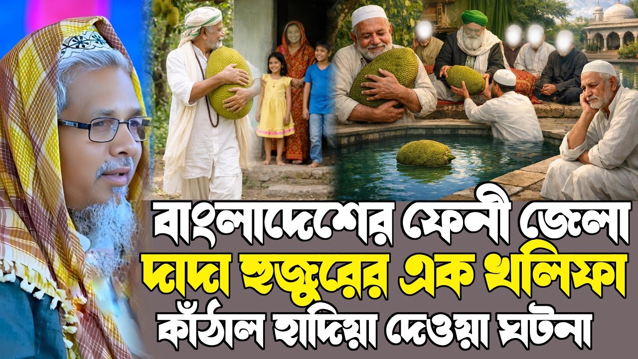 বাংলাদেশের ফেনী জেলার দাদা হুজুরের এক খলিফার কাঁঠালের ঘটনা┇আবুল কালাম আজাদ ওয়াজ┇Maulana Abul Kalam