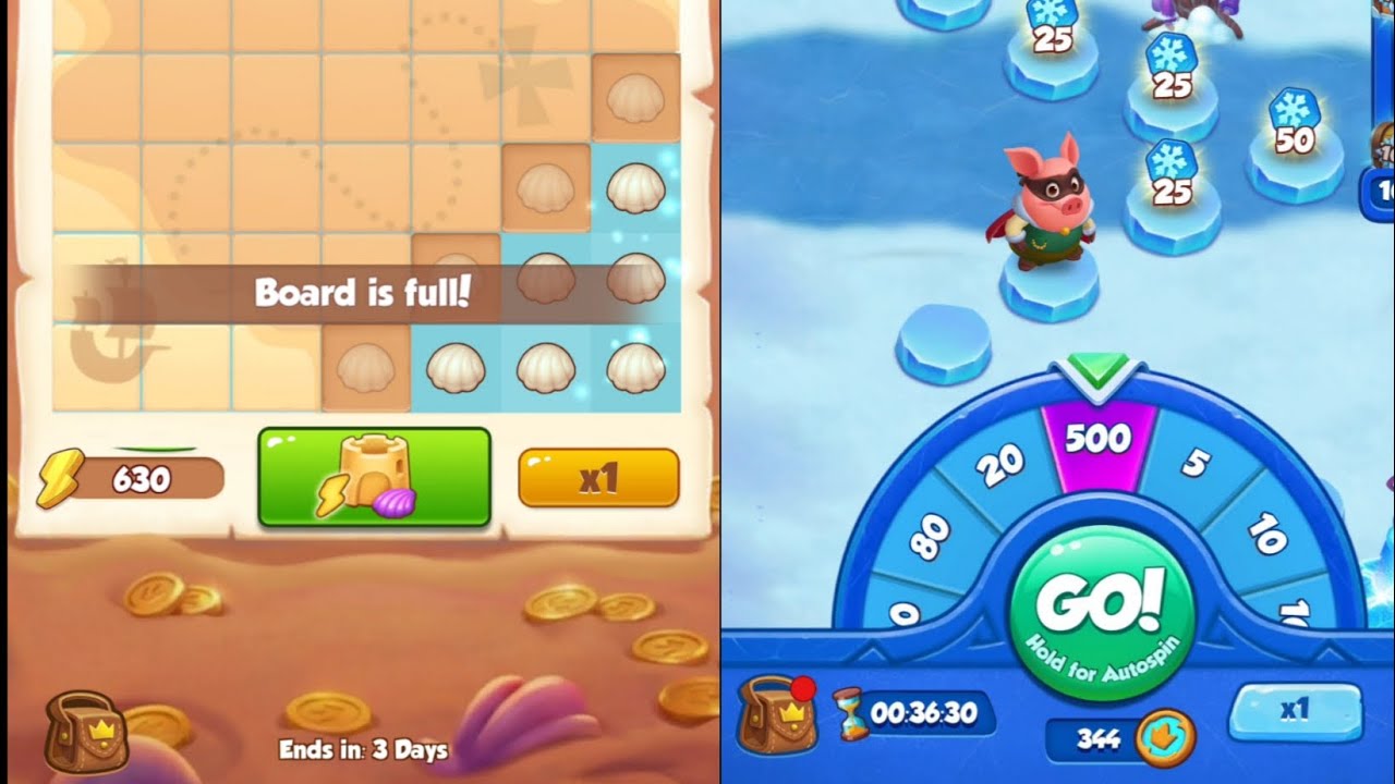 Magical trial And Merge Island Complete In coin Master full of Rewards