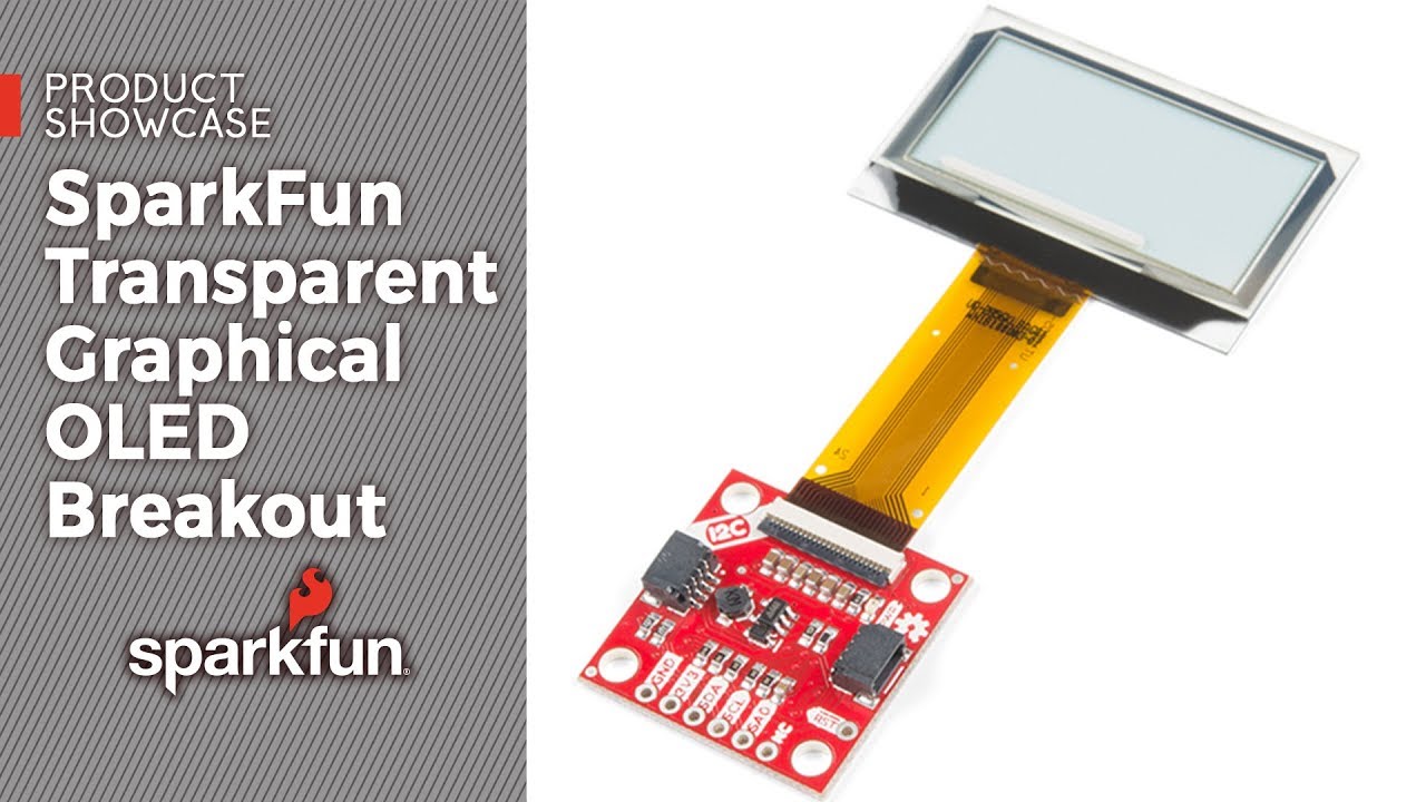 Product Showcase: SparkFun Transparent Graphical OLED Breakout