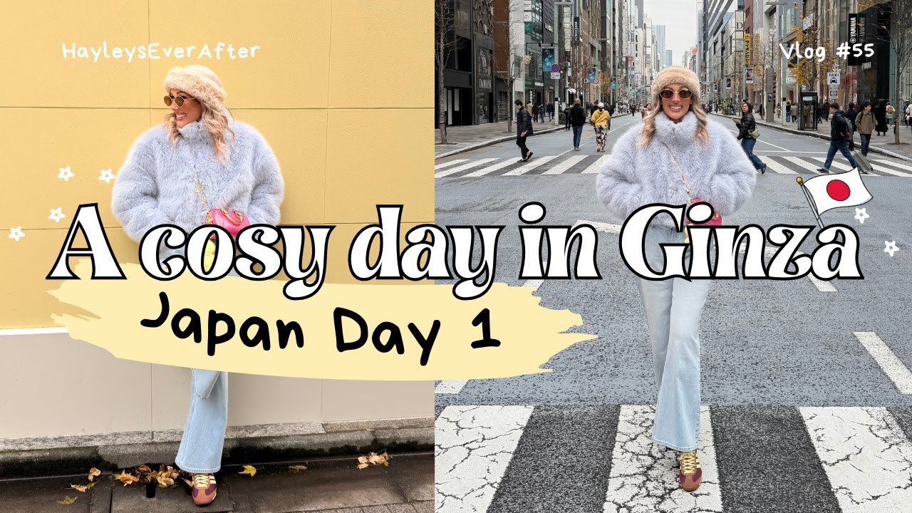 A Cozy Day in Ginza 🇯🇵 Cafés, Shopping & Winter Tokyo Vibes
