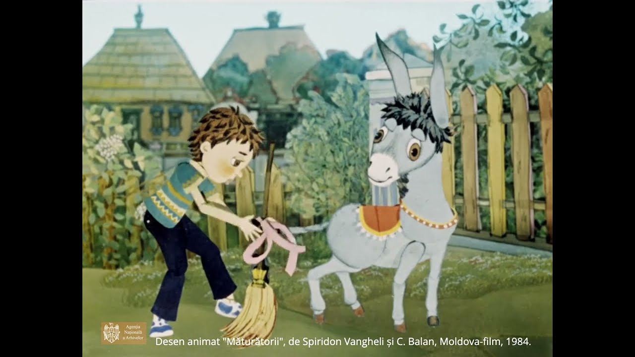DESEN ANIMAT Măturătorii, Moldova-film, 1984.