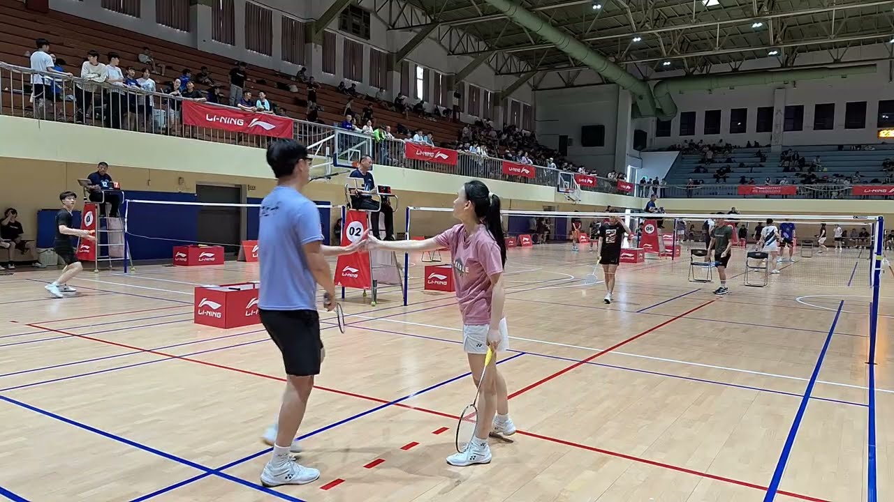 2026李寧中國醫大盃 社會69歲以下混雙16強 范朋驊古覃美 vs 噹噹旅行團 戴子為蔡女昱仙