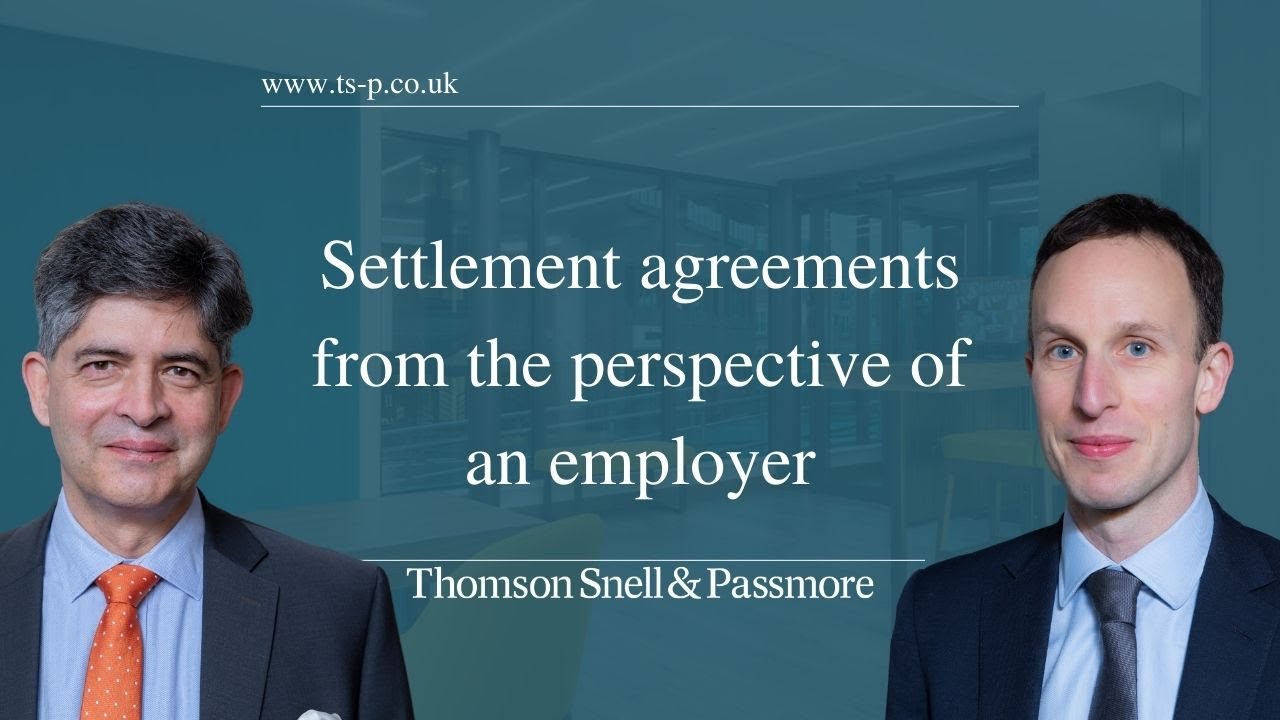 Settlement agreements from the perspective of an employer