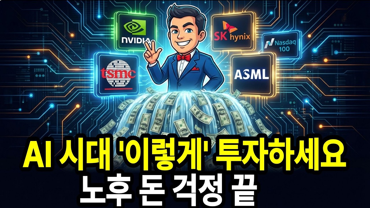 AI 시대에 부자되는 공식. 이렇게 투자 하시면 노후 돈 걱정 끝