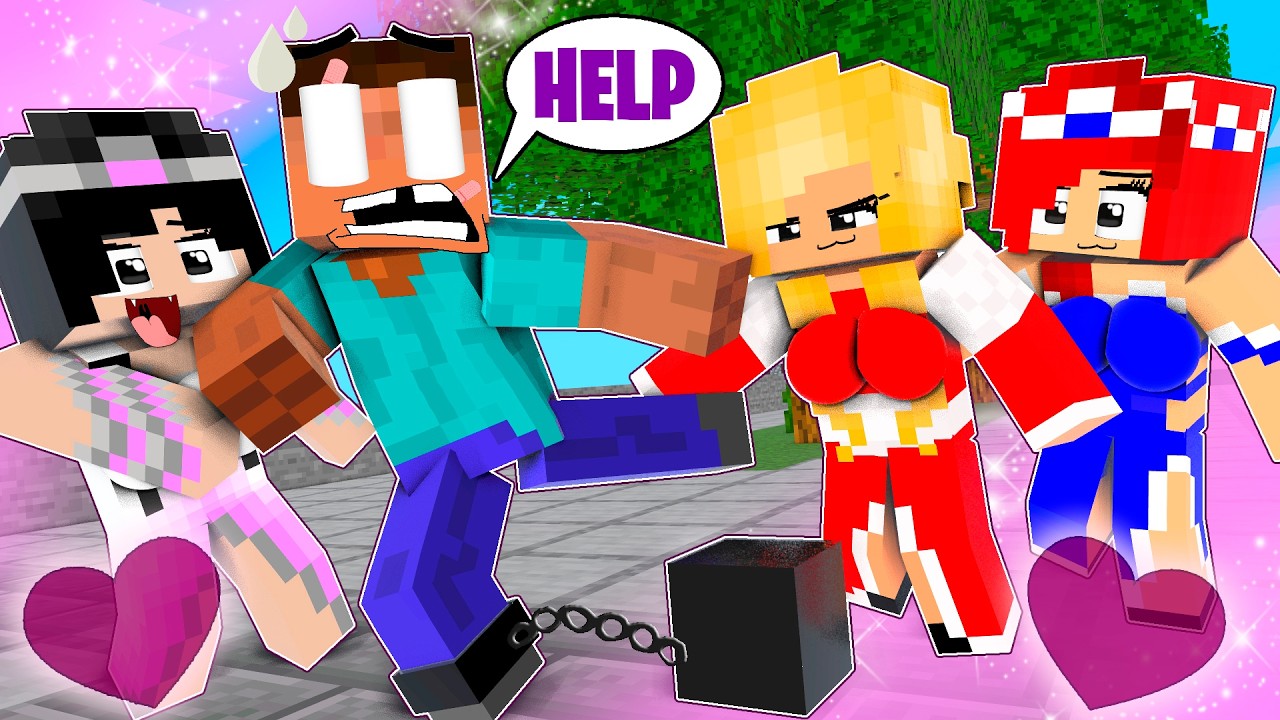 Herobrine and Three Princesses Love Curse Story