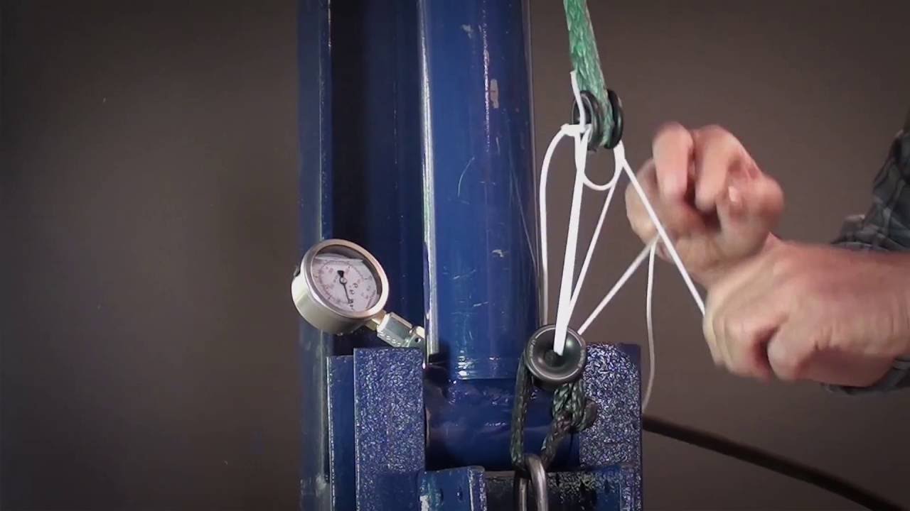 cord lashing breaking load test
