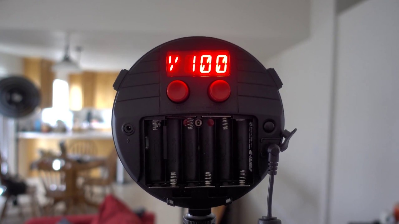 Rotolight Neo 2 power test vs Godox Speedlight