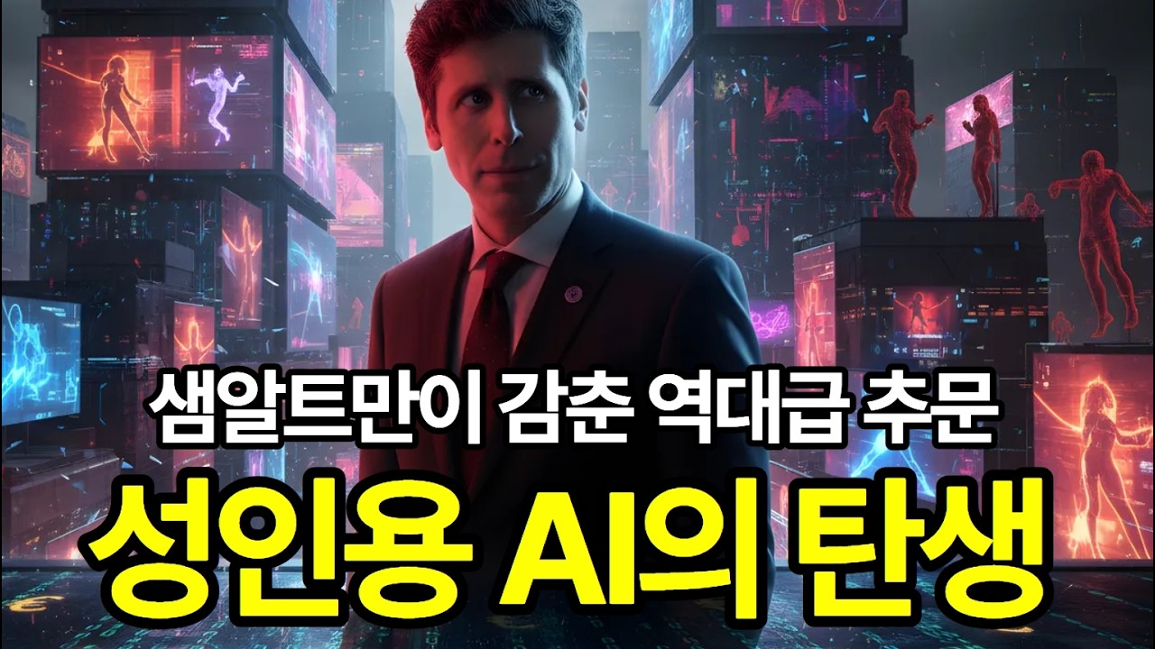 OpenAI의 배신과 성인용 AI 시장의 진실: 샘 알트만이 이사회를 숙청한 진짜 이유