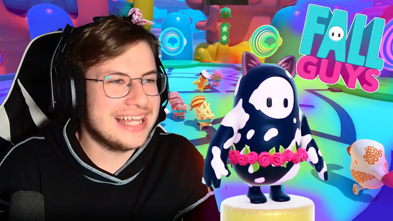TODO EL MUNDO ME EMPUJA EN FALL GUYS | aXoZer