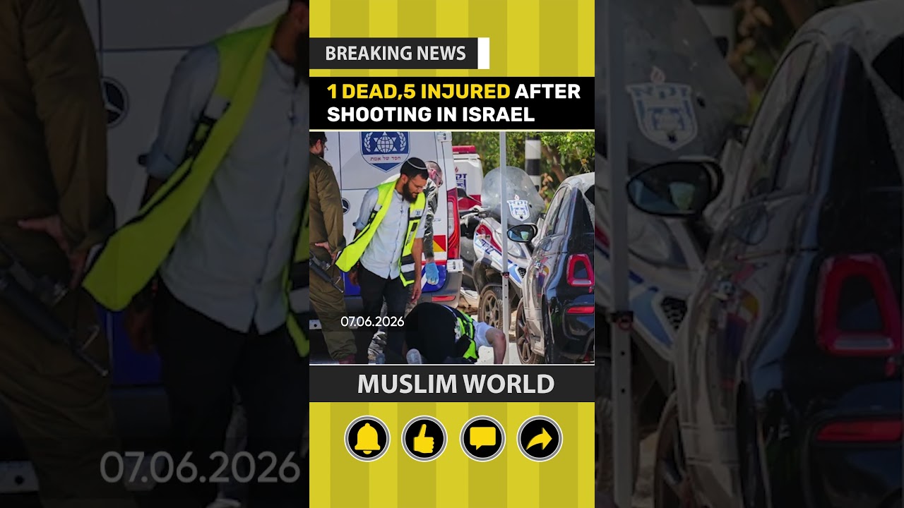 One dead, five injured after shooting in Israel  #geopolitics #breaking