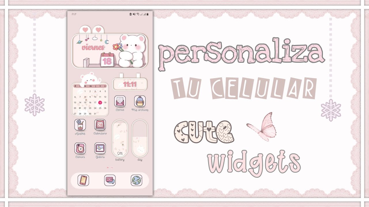 Como tener widgets bonitos en tu celular | Tutorial kwgt + descarga