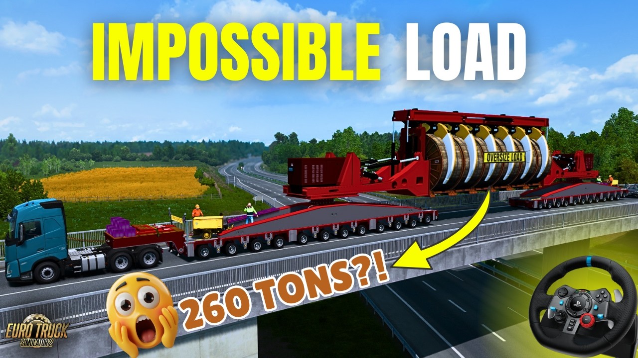 260 TONS?! 😳 The MOST IMPOSSIBLE Delivery in ETS2[1.58] | Logitech G29 Gameplay