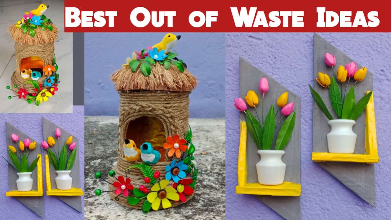 Best Out Of Waste Home Decor Ideas | Waste Material Craft Ideas | Cardboard Roll Craft Ideas 