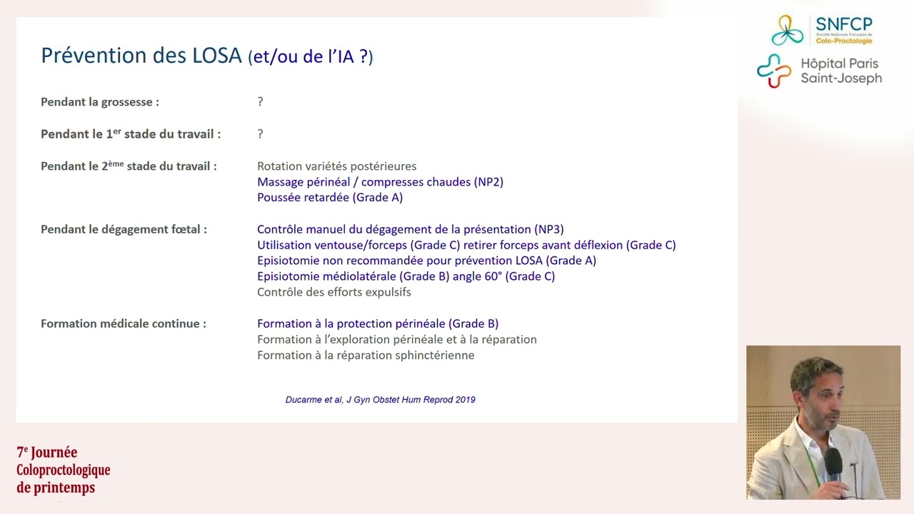 #6 Obstetric anal sphincter injury : what, when, how and why ? Pr Elie Azria