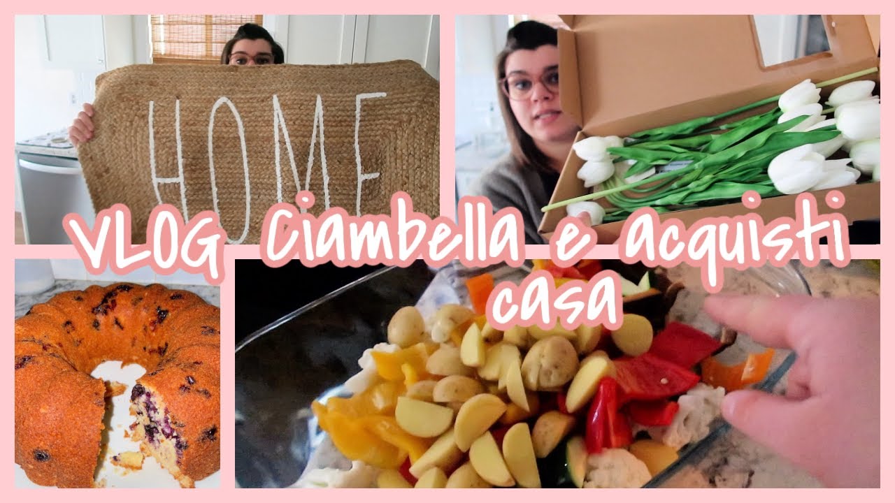 VLOG| Acquisti casa 🏠 + ciambella mirtilli e limone 🍋