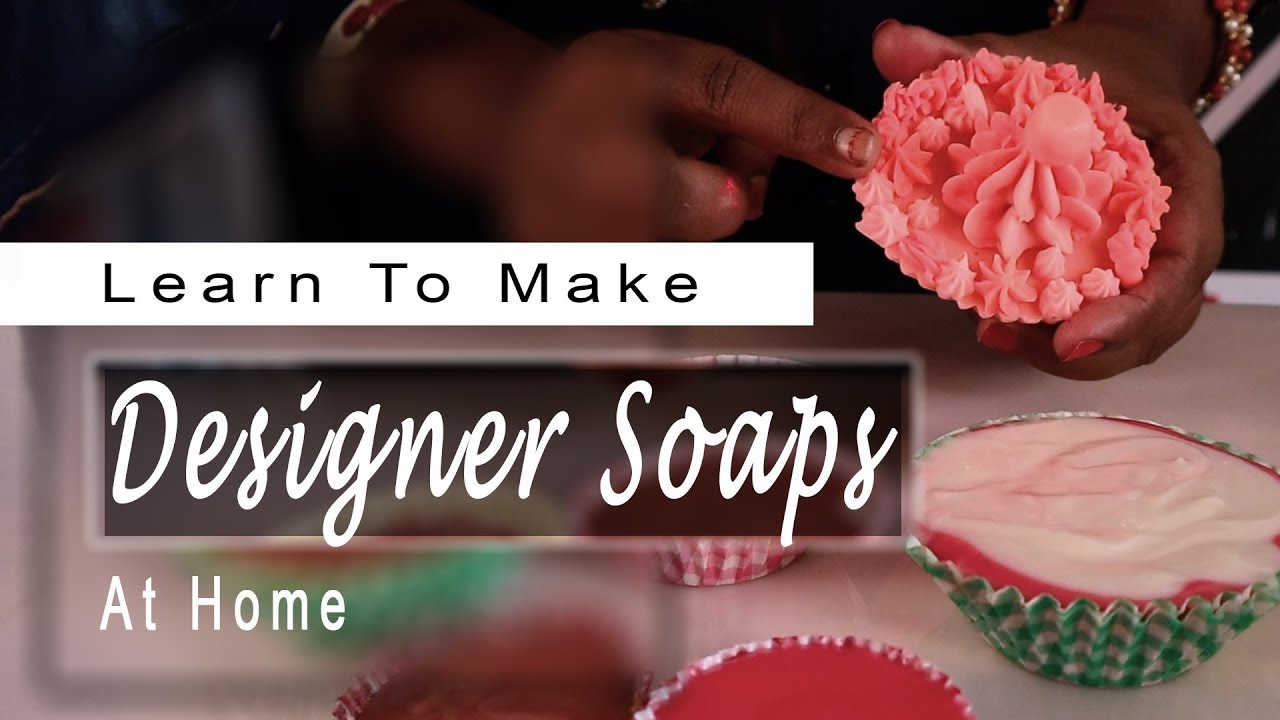 Designer Soap Workshop!! Now Make Your Own Cupcake soaps at HOME!!