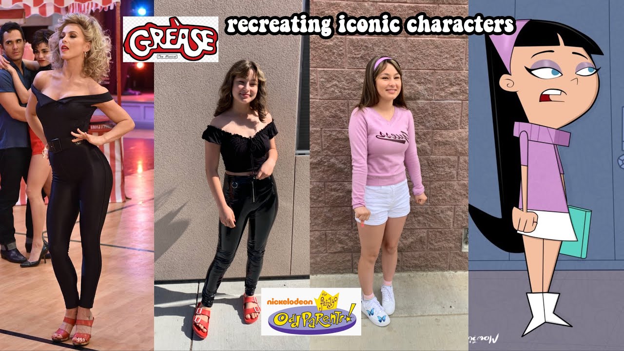 I dressed like iconic characters for a week to school 2019...