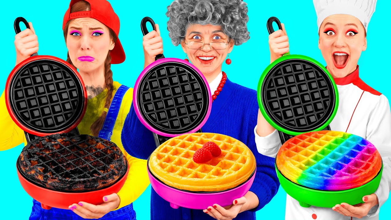 Me vs Grandma Cooking Challenge | Delicious Recipes