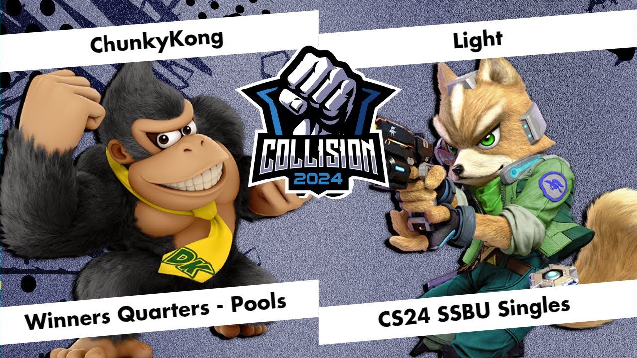Collision 2024 — ChunkyKong (Donkey Kong) против Light (Fox) — Ultimate Singles Pools — Winners Q...