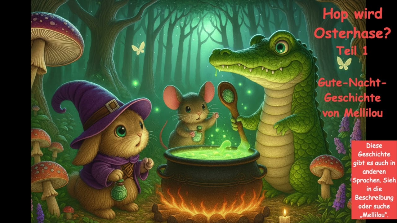 🇩🇪 HOPs gro&szlig;er Traum 🐰 Teil 1 | Gute-Nacht-Geschichte f&uuml;r Kinder
