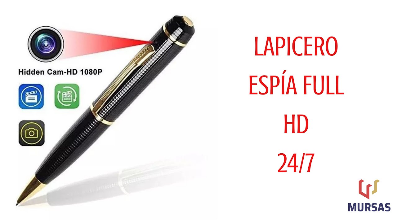 Configuración Lapicero Espía Full Hd Ref. HD Camcorder