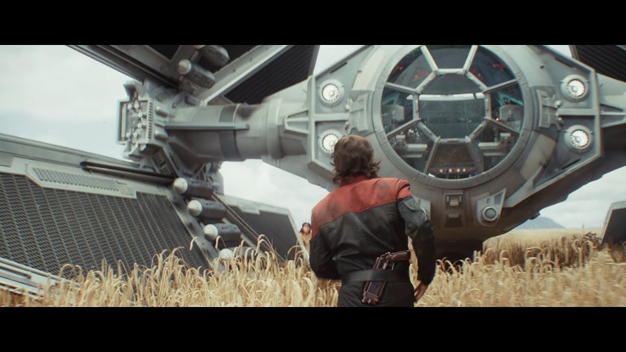 Cassian in TIE Avenger vs Stormtroopers - Star Wars Andor S2