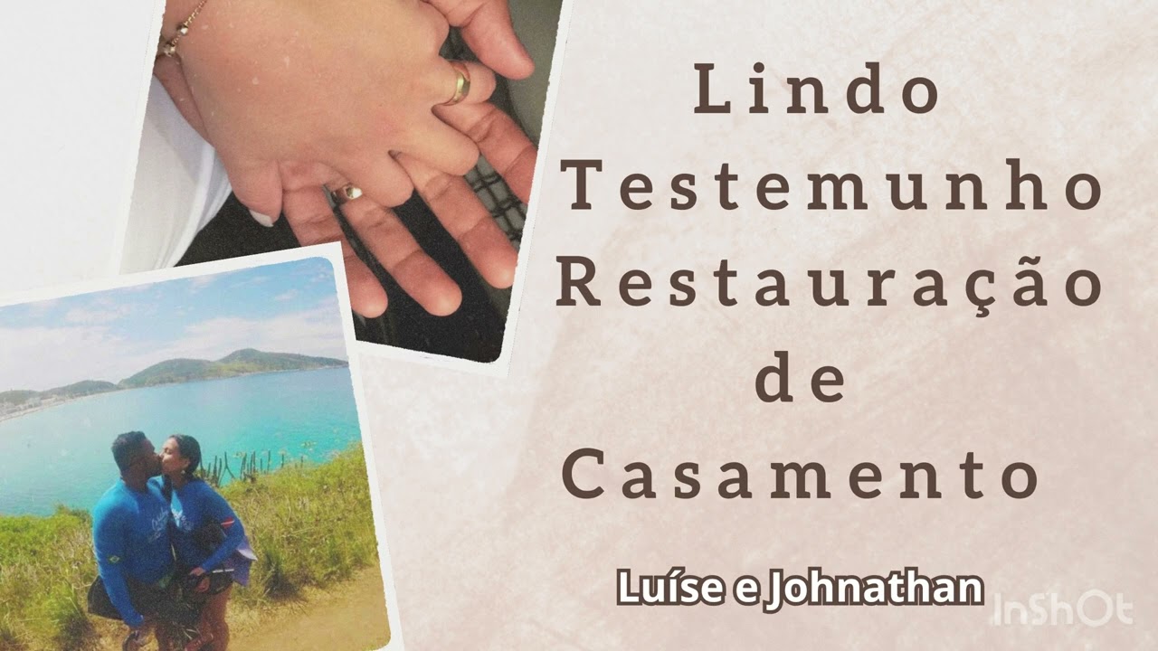 LINDO TESTEMUNHO DE CASAMENTO RESTAURADO! ESCUTE