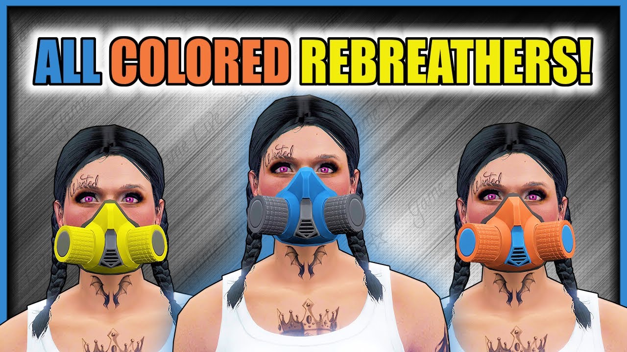 GTA5 I How To Get ALL Colored Rebreathers! (NEW METHOD)