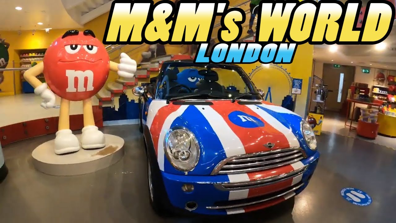 M&M's WORLD Store Tour - Leicester Square - London - England (4k)
