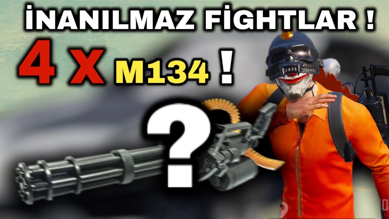 4 MİNİGUNS ! OMG ! 💀 I Pubg Mobile