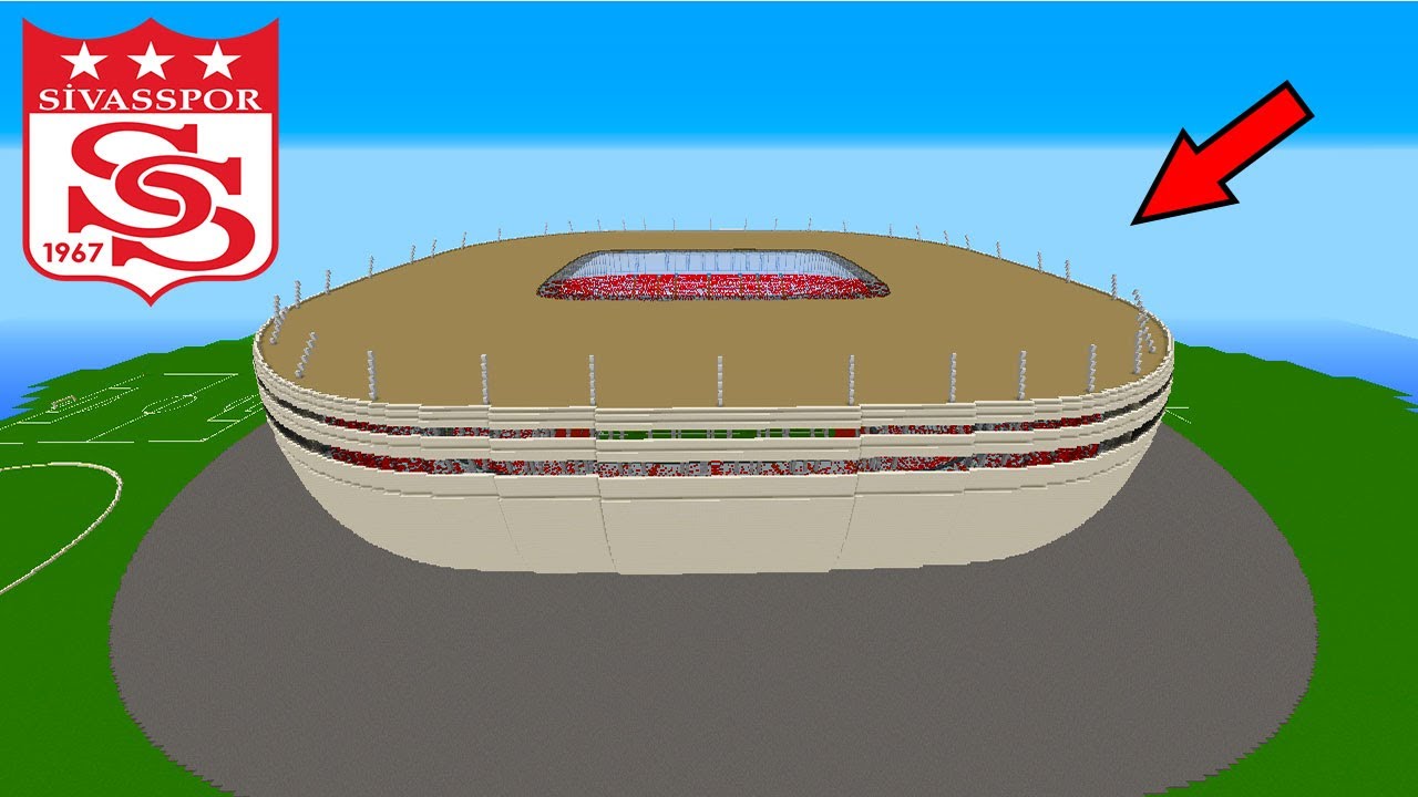 SİVASSPOR YENİ 4 EYLÜL STADYUMU - STADYUM YAPIM - SONUNDA BİTTİ - ÖNEMLİ DUYURULAR#minecraft