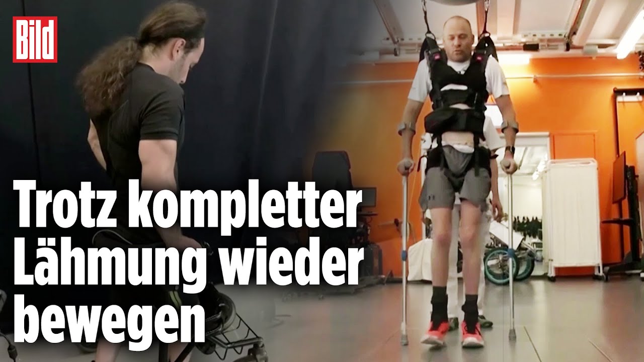 Querschnittsgel&auml;hmter kann dank Implantat wieder gehen