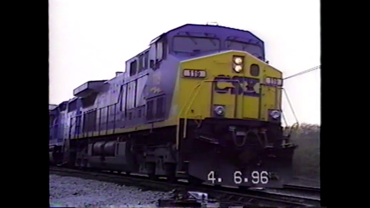 Cincinnati Area April 1996 CSX GT NS