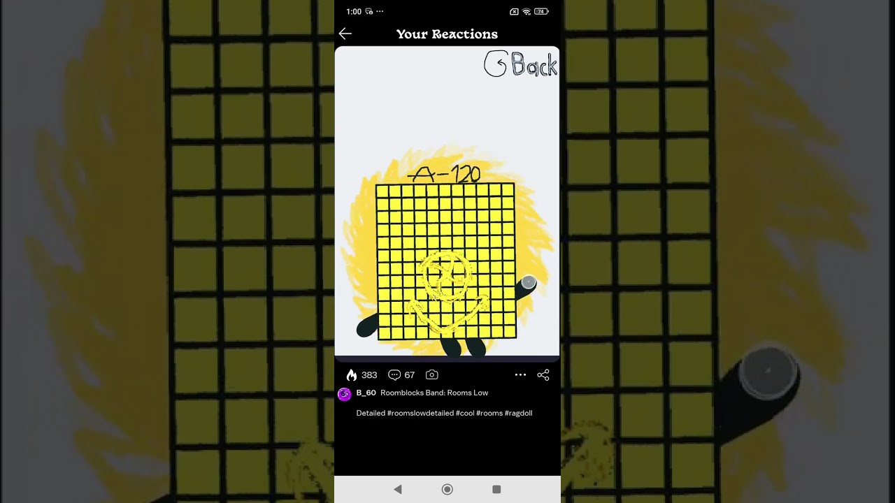 Roomblocks band: room low detailed but ragdoll